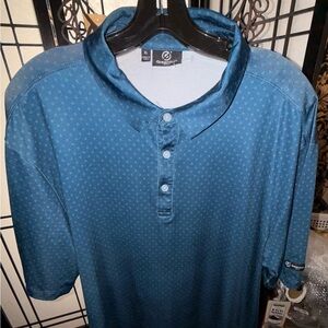 GreenTea Men's Teal Polo Shirt